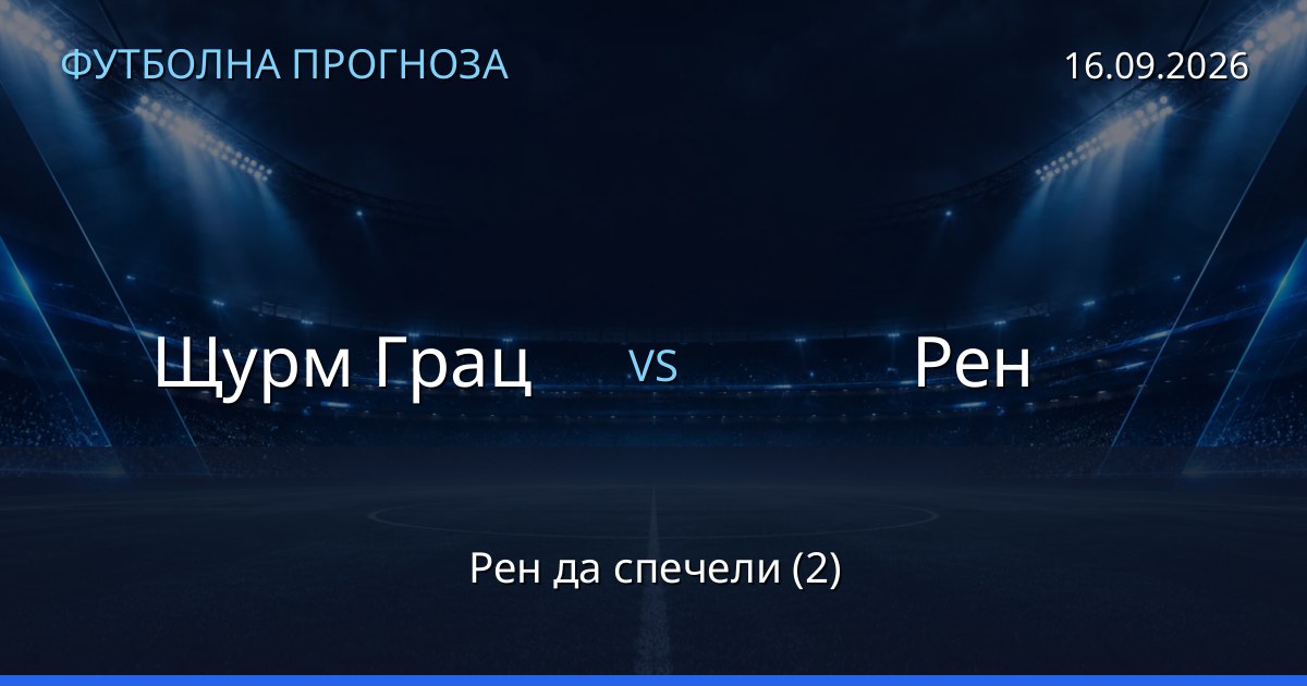 Щурм Грац – Рен: футболна прогноза