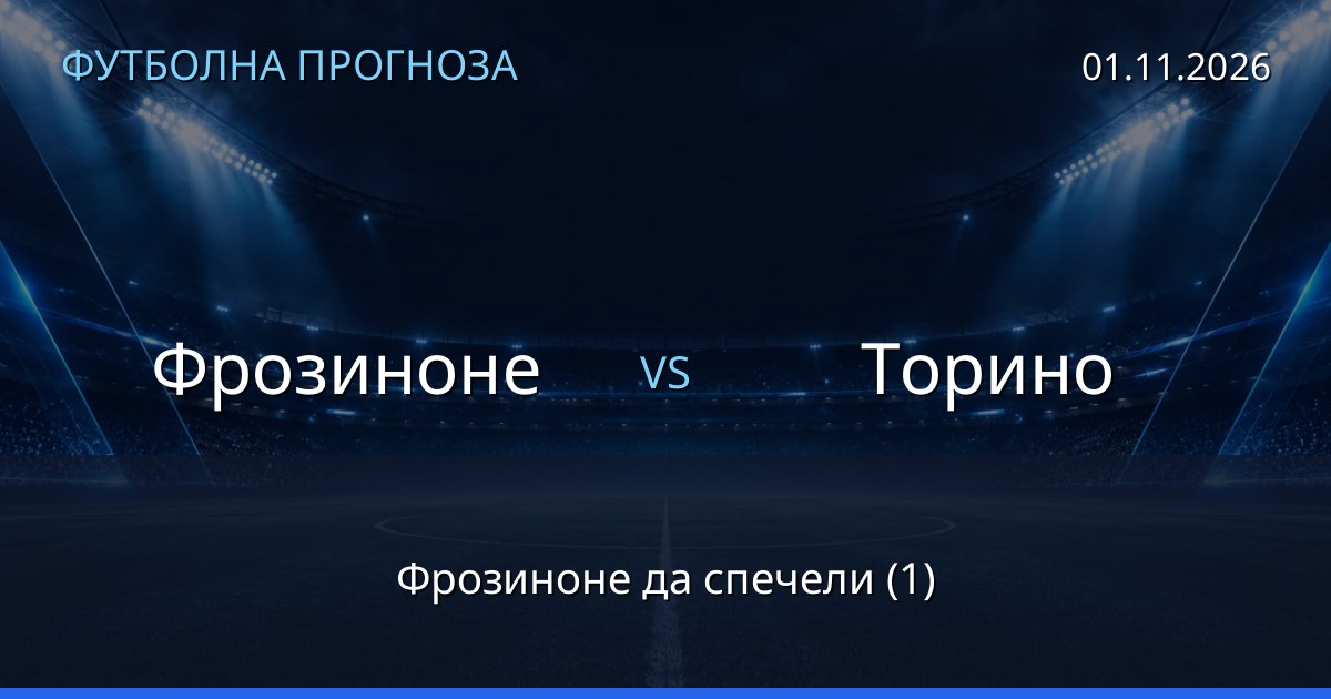 Фрозиноне – Торино: футболна прогноза